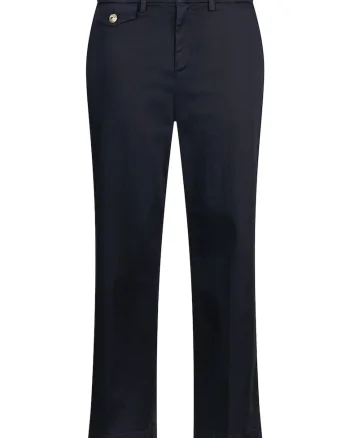 Pantaloni crop chino, Albastru inchis