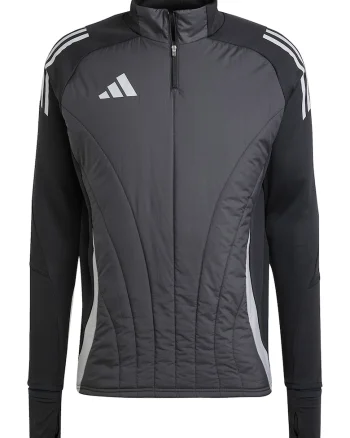 Bluza de trening pentru fotbal Tiro24C Competition, Negru