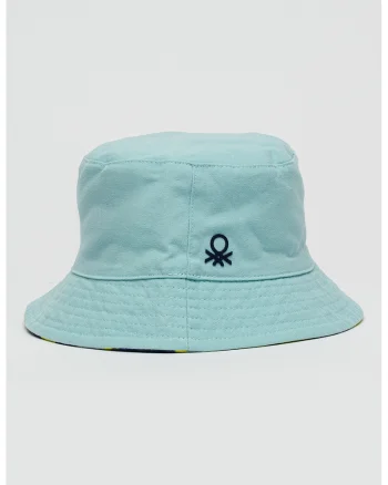 Palarie bucket reversibila, Albastru pastel