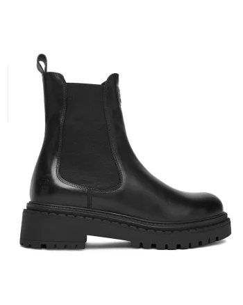 Botine Chelsea dama, G Star Raw, piele naturala, negru, izolate termic,