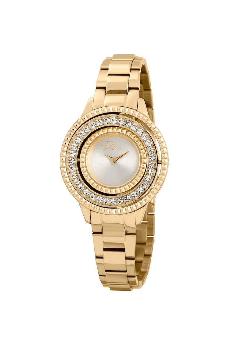 Ceas de dama  Quartz, 36mm, 3ATM, Auriu, Auriu