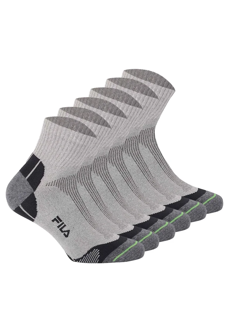 Set de sosete scurte unisex, pentru antrenament - 3 perechi, Gri