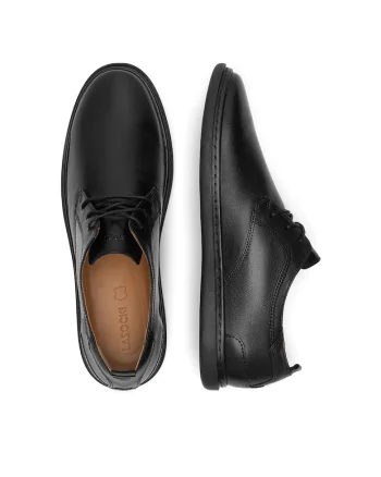 Pantofi barbati,  VITO-04 MB, piele naturala, negru