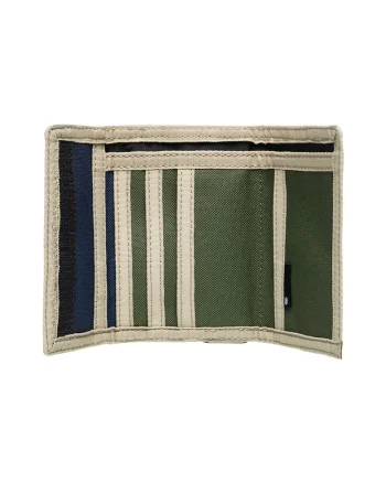 Portofel barbati,  EXO TRI FOLD, 1 compartiment principal, verde, 9x12cm