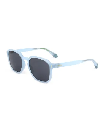 Ochelari de soare polarizati cu lentile uni, Albastru pastel