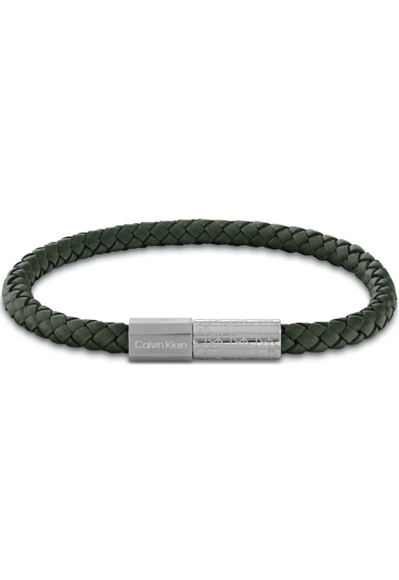 Bratara  Men’s Collection piele 35100090, Argintiu, Verde
