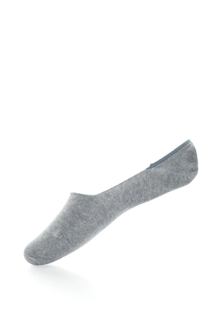 Sosete invizibile din bumbac cu efect anti-alunecare Step Medium Cut