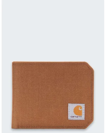Portofel barbati  Bifold, nylon hidrofob, maro, 5 carduri
