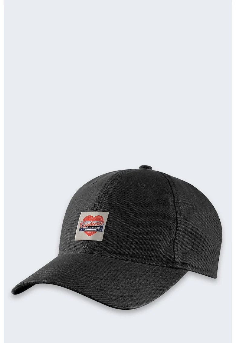 Sapca  Canvas Heart bumbac negru reglabil
