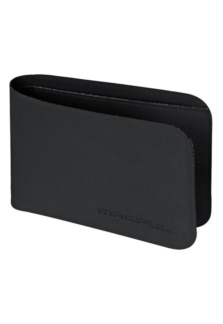 Portofel barbati  DAKA Bifold, negru, 7.7x10.6x0.5cm
