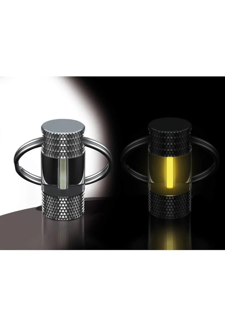 Breloc iluminator  Mini Glow galben 7mm