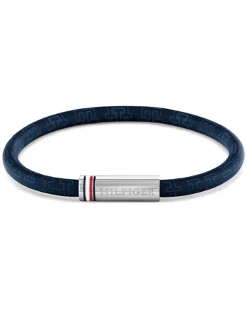 Bratara  Men’S Collection piele 2790702, Argintiu, Albastru