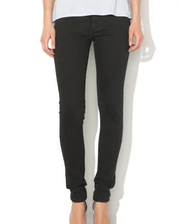 Blugi skinny slim fit Lola, Negru