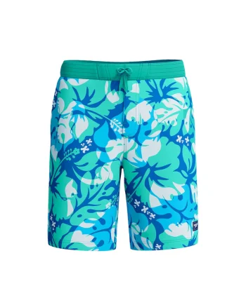Sort inot barbati  Print 20” turquoise/albastru, Albastru