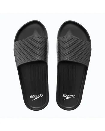 Papuci barbati,  Sintetic, Negru, Negru