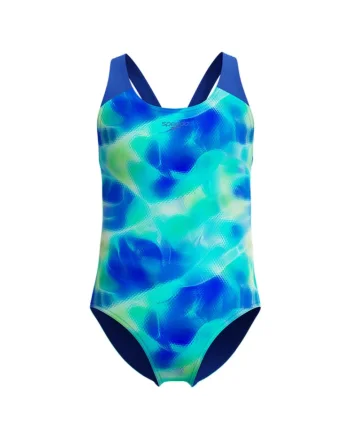 Costum inot  Splashback pentru fete, Multicolor