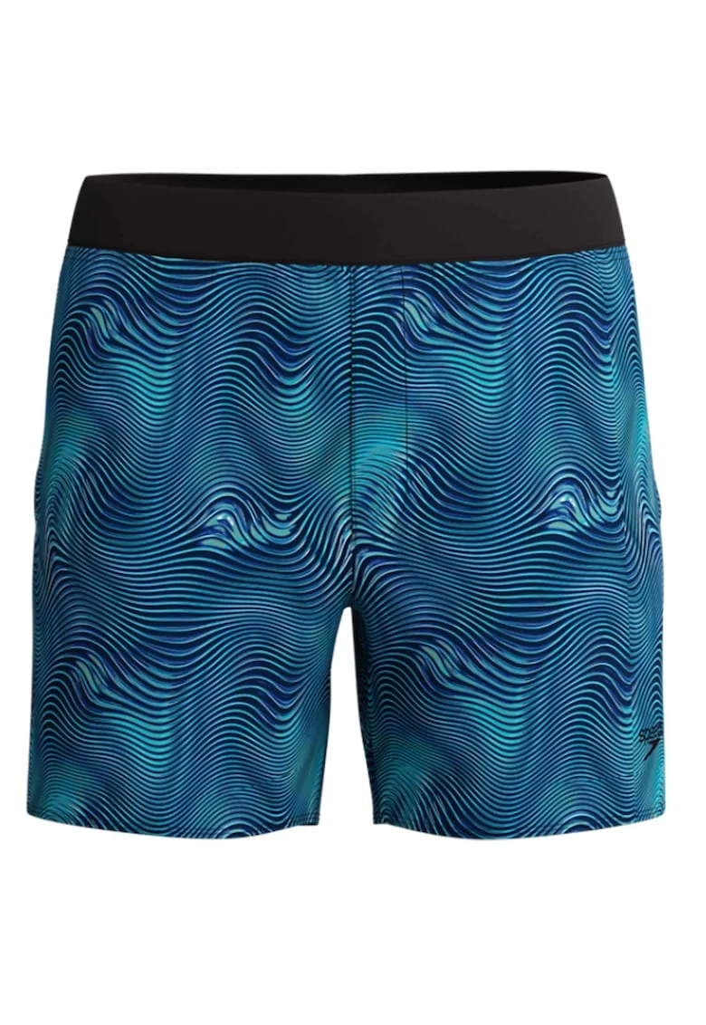 Sort inot barbati  Lookout Printed – 4-way stretch, Negru | Albastru