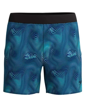 Sort inot barbati  Lookout Printed – 4-way stretch, Albastru