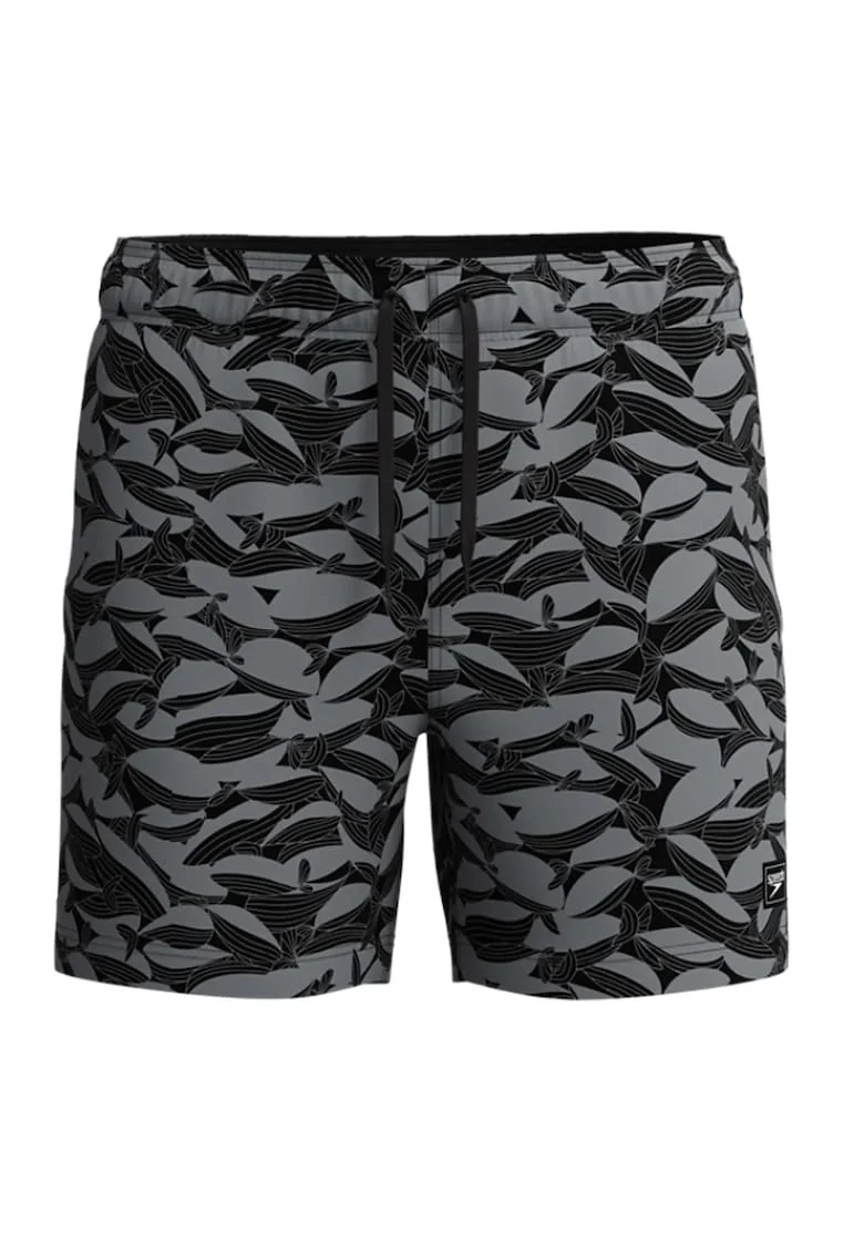 Sort inot barbati  Redondo Edge Printed Volley 16 negru/gri, Negru