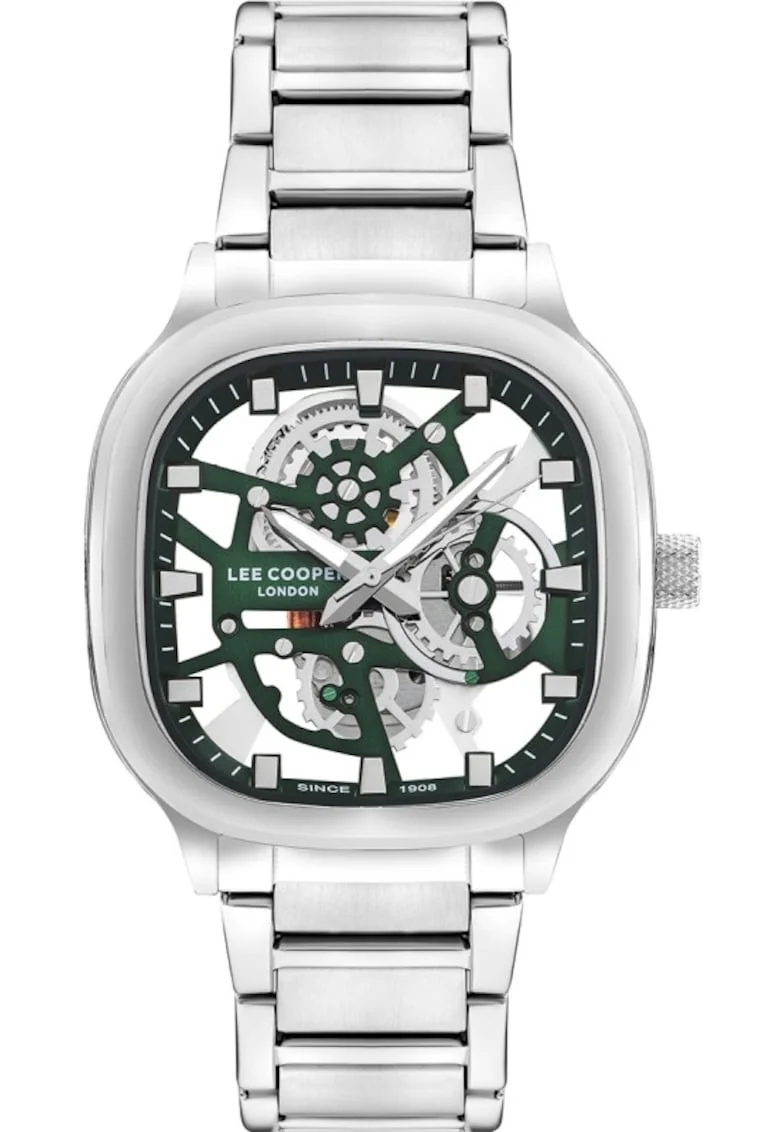 Ceas barbatesc  quartz, metal, argintiu