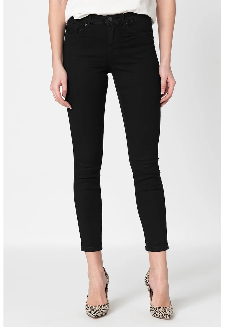 Blugi slim fit Tanya, Negru