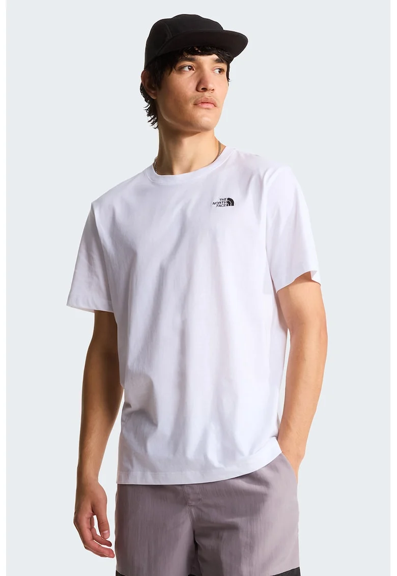Tricou cu detaliu logo Evolution, Alb