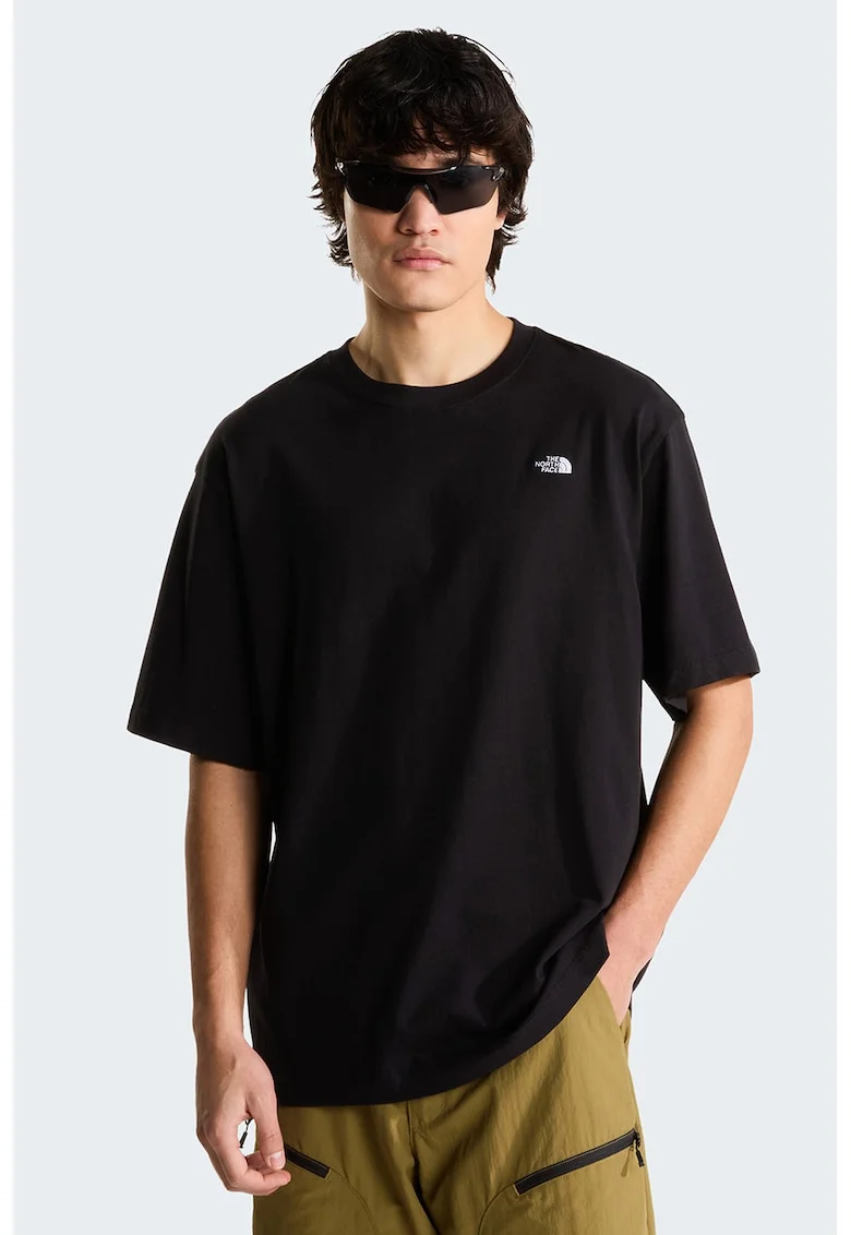 Tricou supradimensionat Essential Dome, Negru
