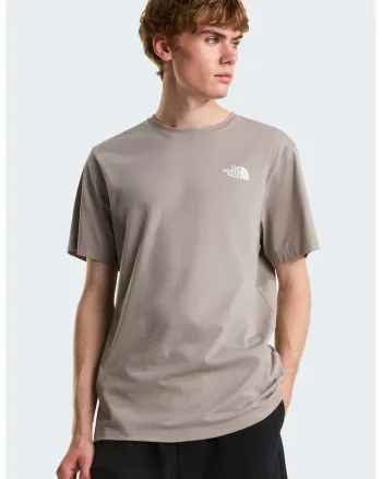 Tricou regular fit cu imprimeu logo pe piept Evolution Box, Maro taupe
