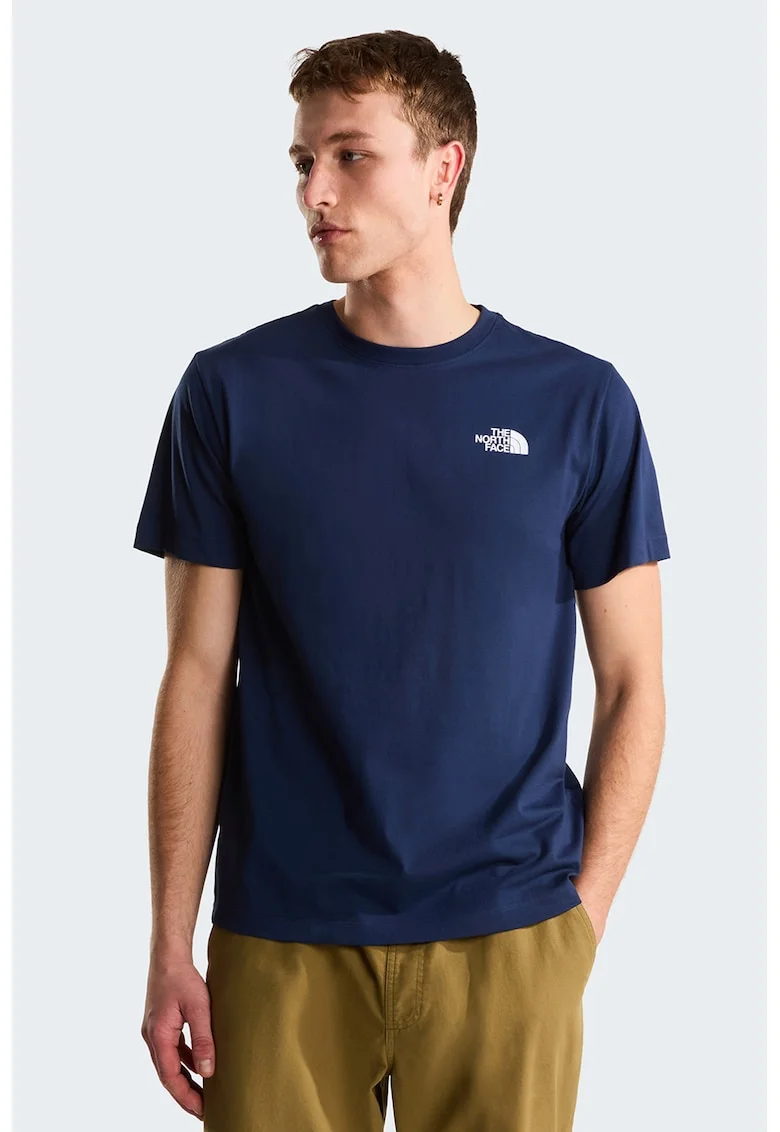 Tricou regular fit cu imprimeu logo pe piept Evolution Box, Bleumarin