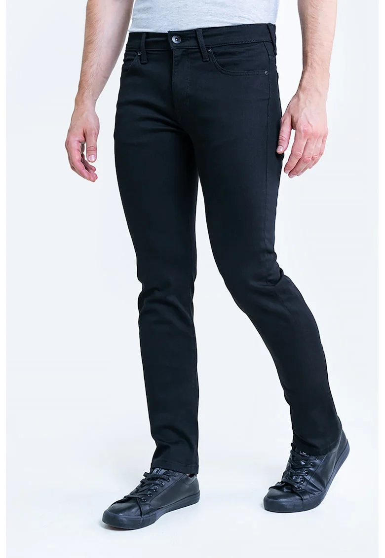 Blugi slim fit Terry, Negru