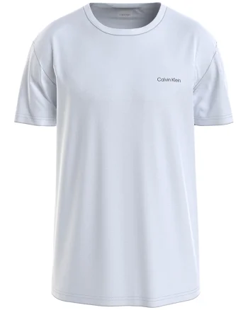 Tricou din bumbac cu decolteu la baza gatului