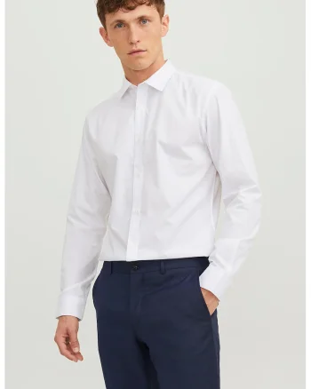 Camasa slim fit din amestec de bumbac