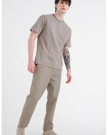 Tricou relaxed fit de bumbac Dapolino, Maro deschis