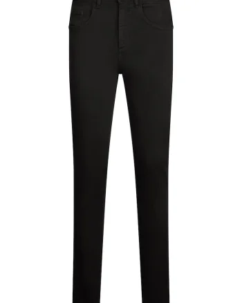 Blugi skinny cu talie inalta, Negru