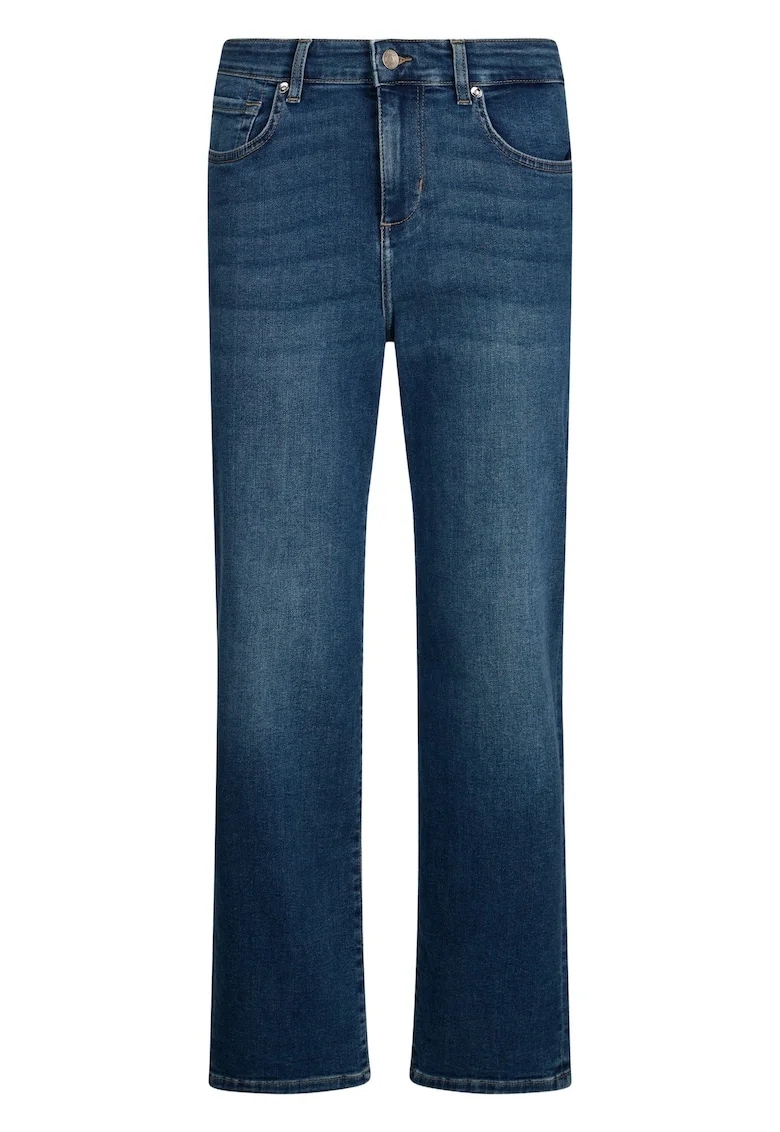 Blugi relaxed fit cu talie joasa, Albastru inchis