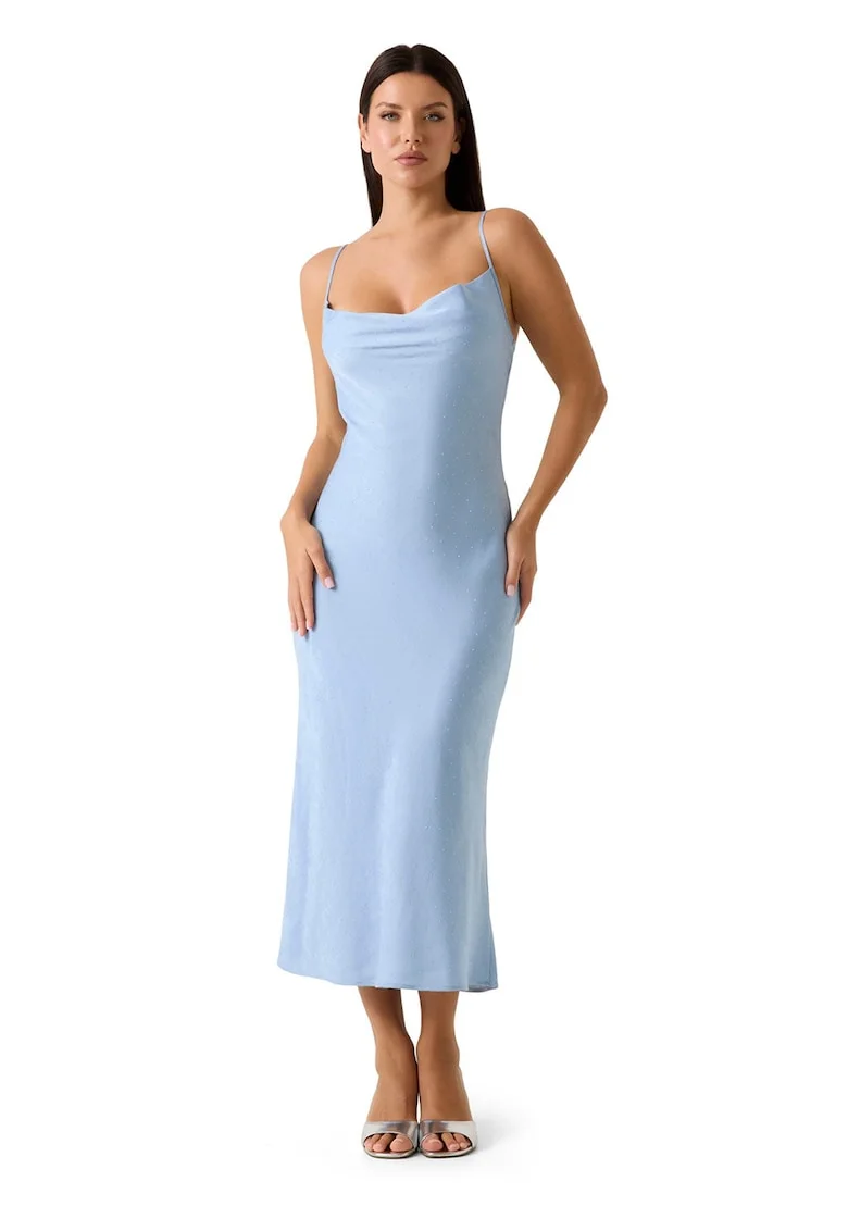Rochie lunga uni, Albastru lavanda
