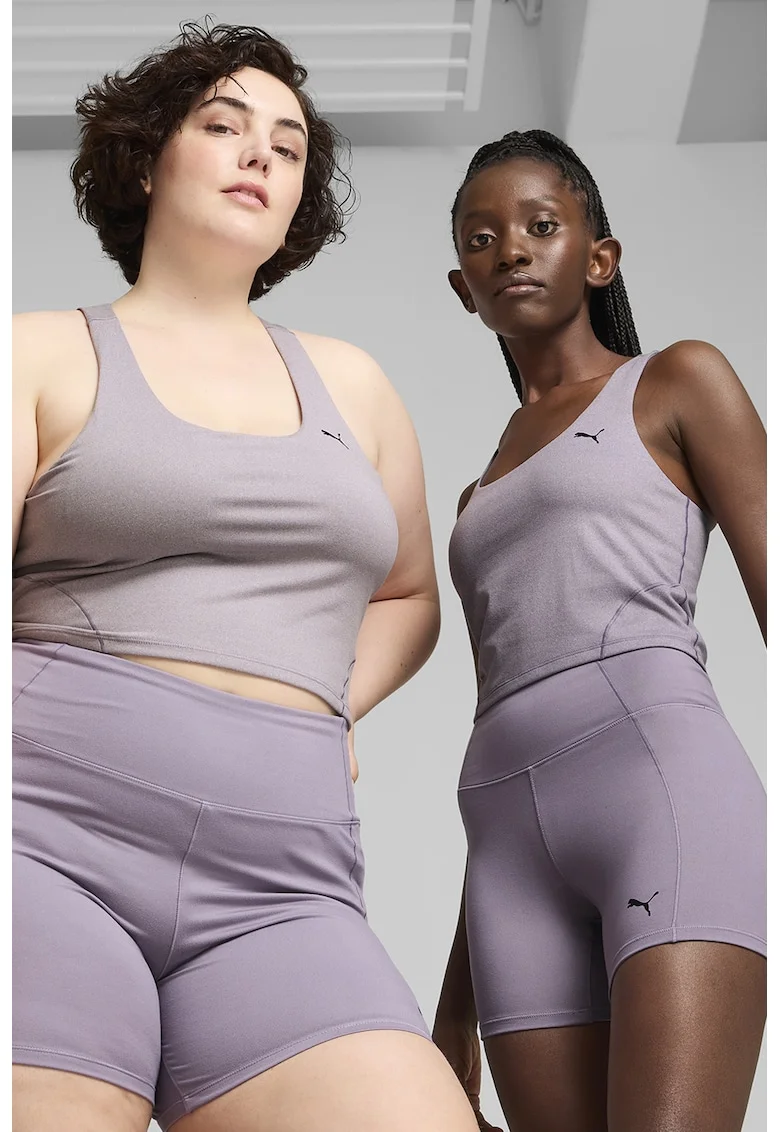 Top crop pentru yoga Studio Foundation, Lila pal