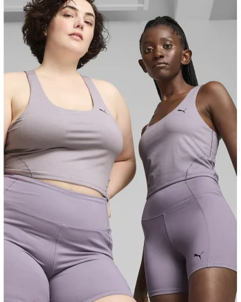 Top crop pentru yoga Studio Foundation, Lila pal
