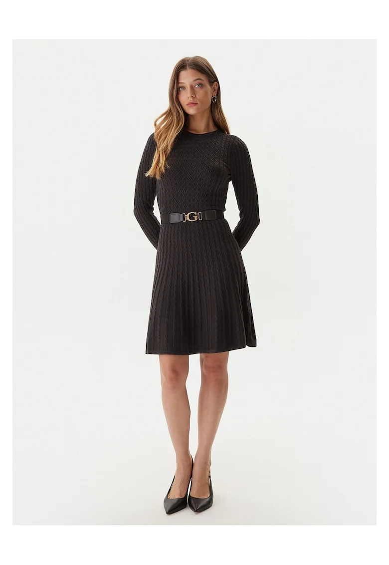 Rochie tricotata de dama  maro