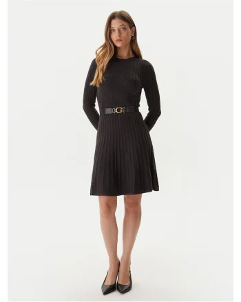 Rochie tricotata de dama  maro