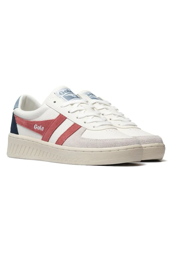 Pantofi sport din piele si piele intoarsa Grandslam Trident,