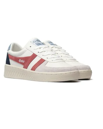 Pantofi sport din piele si piele intoarsa Grandslam Trident,