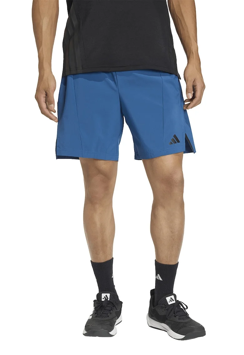 Pantaloni scurti pentru fitness D4T, Albastru petrol
