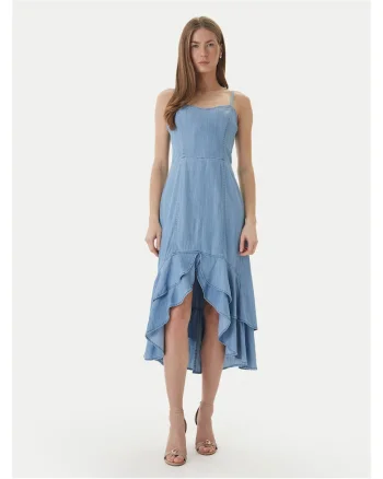 Rochie din denim,  Lyocell, albastru, Albastru