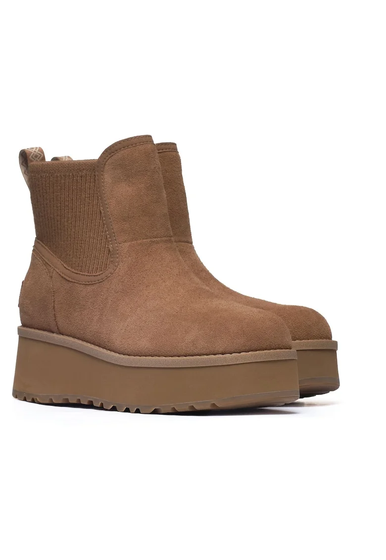 Ghete din piele intoarsa Chelsea Cityfunc,