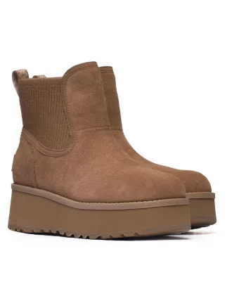Ghete din piele intoarsa Chelsea Cityfunc,