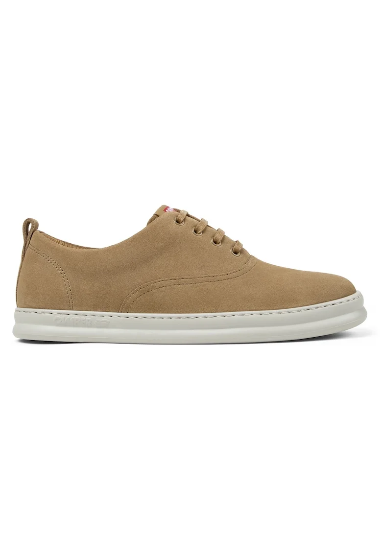 Pantofi sport de piele intoarsa Runner Four 50283, Maro camel