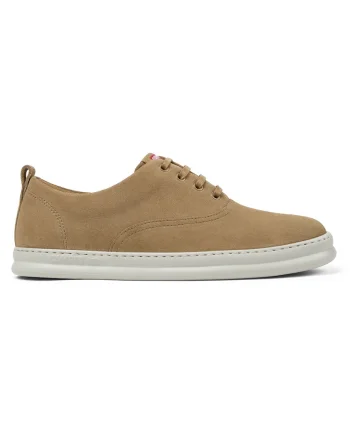 Pantofi sport de piele intoarsa Runner Four 50283, Maro camel