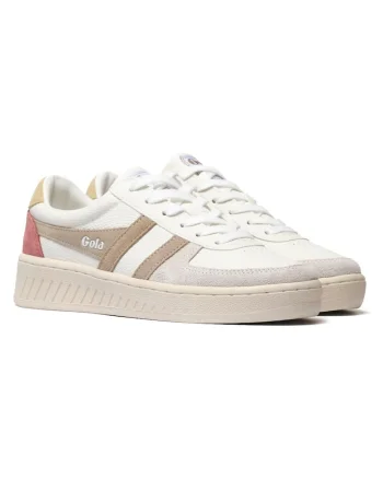 Pantofi sport din piele si piele intoarsa Grandslam Trident,