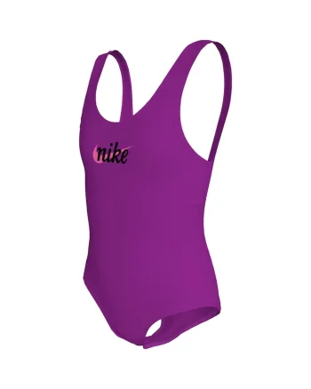 Costum de baie pentru copii  Swim Signature Swoosh, marimea XL, Mov